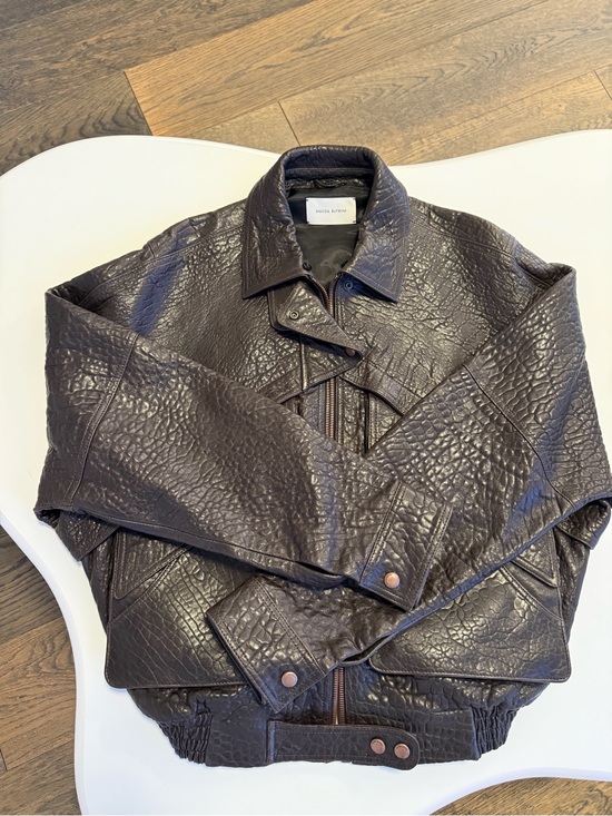 Magda Butrym Jackets & Blazers - Magda Butrym chocolate brown leather jacket 36